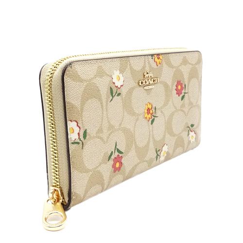 COACH コーチ 財布 長財布 新作 新品 花柄 シグネチャー COACH コーチ 財布 長財布 新作 新品 花柄 シグネチャー