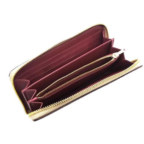 COACH（コーチ） 財布 長財布 新作 新品 ペブルド レザー ラウンド