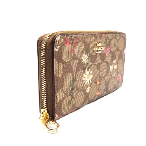 COACH（コーチ） 財布 長財布 新作 新品 花柄 シグネチャー フローラル