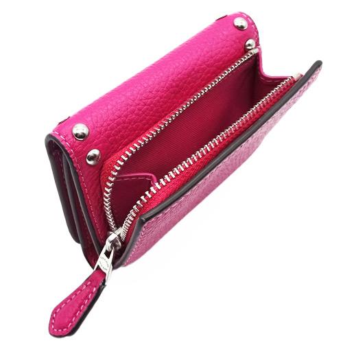 COACH コーチ 財布 サイフ 新品 ペブルレザー スタッズ 三つ折り COACH コーチ 財布 サイフ 新品 ペブルレザー スタッズ 三つ折り