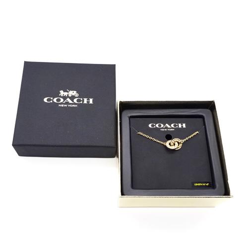 COACH（コーチ） ネックレス 新作 新品 ダブル サークル ネックレス CO