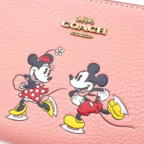COACH コーチ ポーチ 新品 新品 ディズニー コラボ ミッキーマウス 