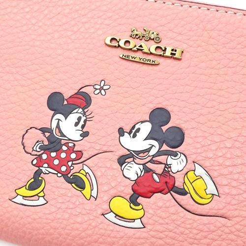 COACH コーチ ポーチ 新品 新品 ディズニー コラボ ミッキーマウス