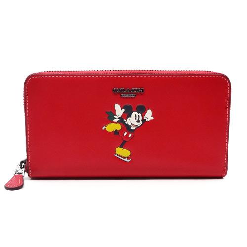 COACH コーチ 財布 長財布 新作 新品 ディズニー コラボ ミッキー 