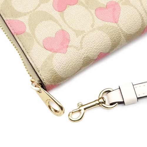 COACH（コーチ） 財布 長財布 新作 新品 花柄 シグネチャー ハート