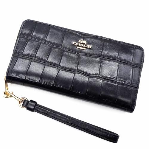 COACH（コーチ） 財布 COACHサイフ 新作 新品 エンボスド クロコダイル