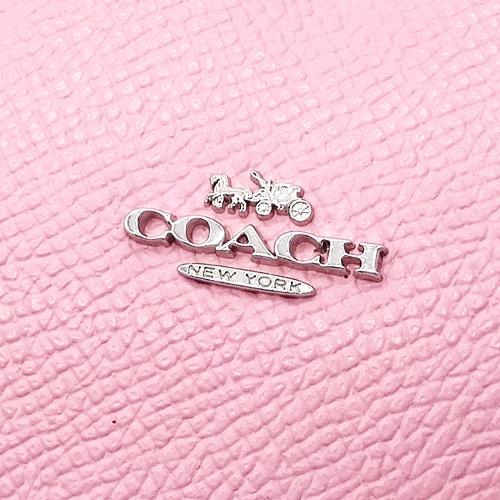 コーチ COACH キーリング ハートチャーム コインケース 新作 新品 クロスグレインレザー CP368 SV/QU【コーチ箱 紙袋付き ギフト包装無料】｜brand｜04