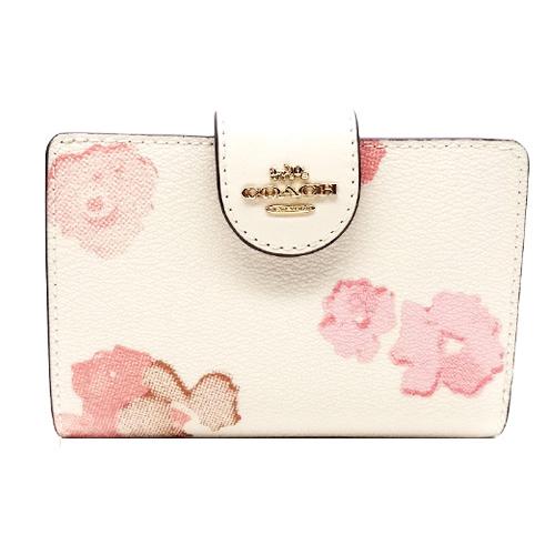 COACH（コーチ） 財布 サイフ 新品 フローラル 花柄 二つ折り財布 CR