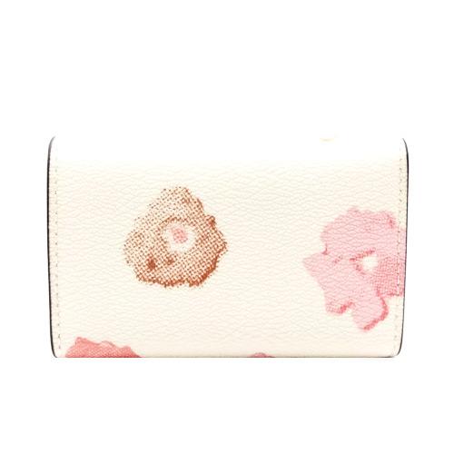 新品 COACH キーケース ケース フローラルプリント 花柄 ホワイト COACH（コーチ） キーケース 新品 新作 フローラルプリント 花柄 CR