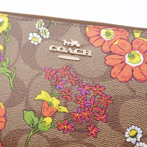 COACH（コーチ） 財布 長財布 新作 新品 花柄 シグネチャー フローラル