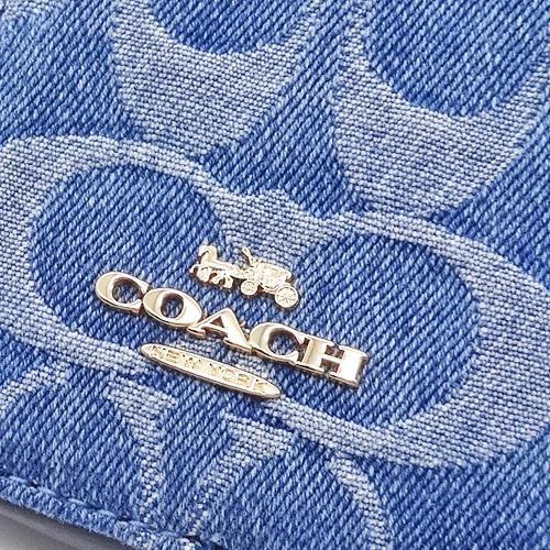 コーチ　ケース　デニム 新品未使用 COACH（コーチ） カードケース 新作 新品 カードケース パスケース