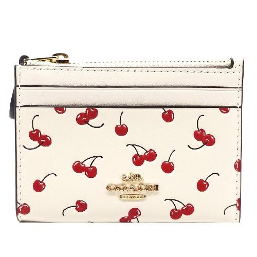 COACH コーチ コインケース 小銭入れ財布 レッド チェリー さくらんぼ