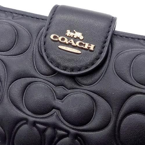 COACH（コーチ） 財布 二つ折り財布 新作 新品 シグネチャー カーフ