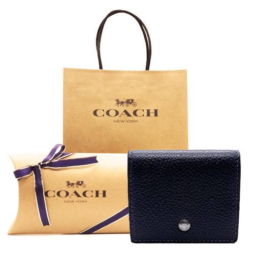 COACH（コーチ） 財布 新作 新品 コインケース ぺブルレザー CW-361 QB