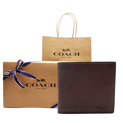 COACH（コーチ） 財布 新作 新品 メンズ 二つ折り財布 コインケース付