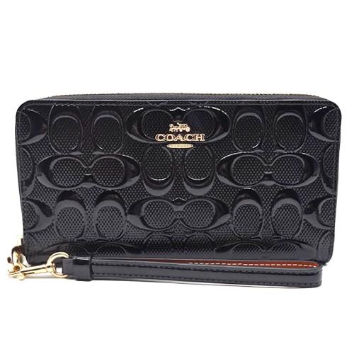 COACH（コーチ） 財布 二つ折り財布 新作 新品 シグネチャー パテント