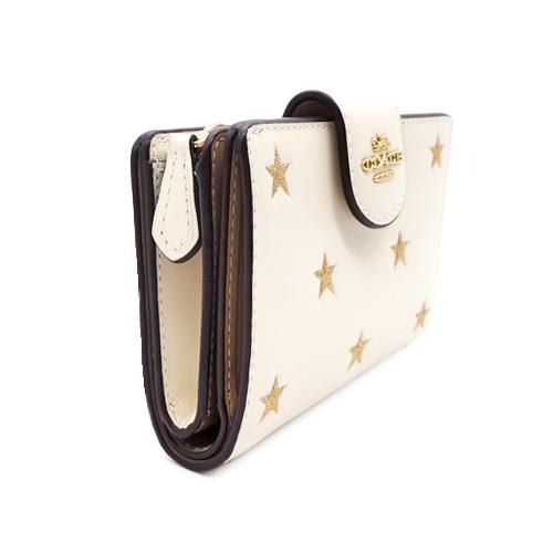 COACH コーチ 財布 二つ折り財布 新作 新品 スタープリント 星柄 COACH コーチ 財布 二つ折り財布 新作 新品 スタープリント 星柄
