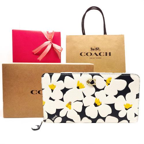 COACH（コーチ） 財布 サイフ 新作 新品 フローラルプリント 花柄 ぺ