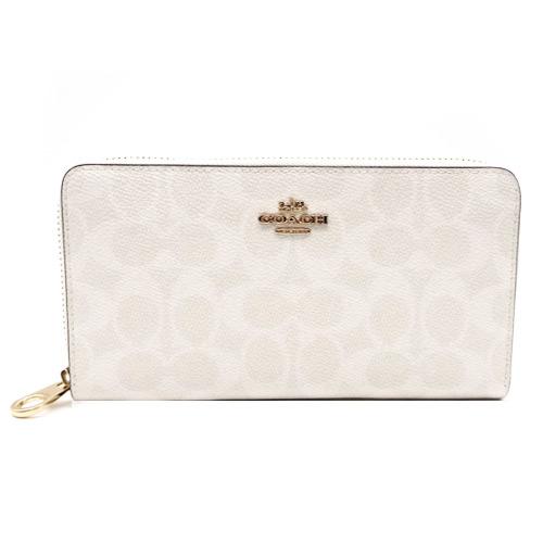 新品 COACH コーチ 長財布 シグネチャー ラウンドファスナー ゴールド金具 COACH（コーチ） 財布 長財布 新作 新品 シグネチャー ラウンド