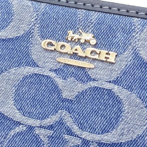 COACH（コーチ） 財布 長財布 新作 新品 デニム シグネチャー プリント