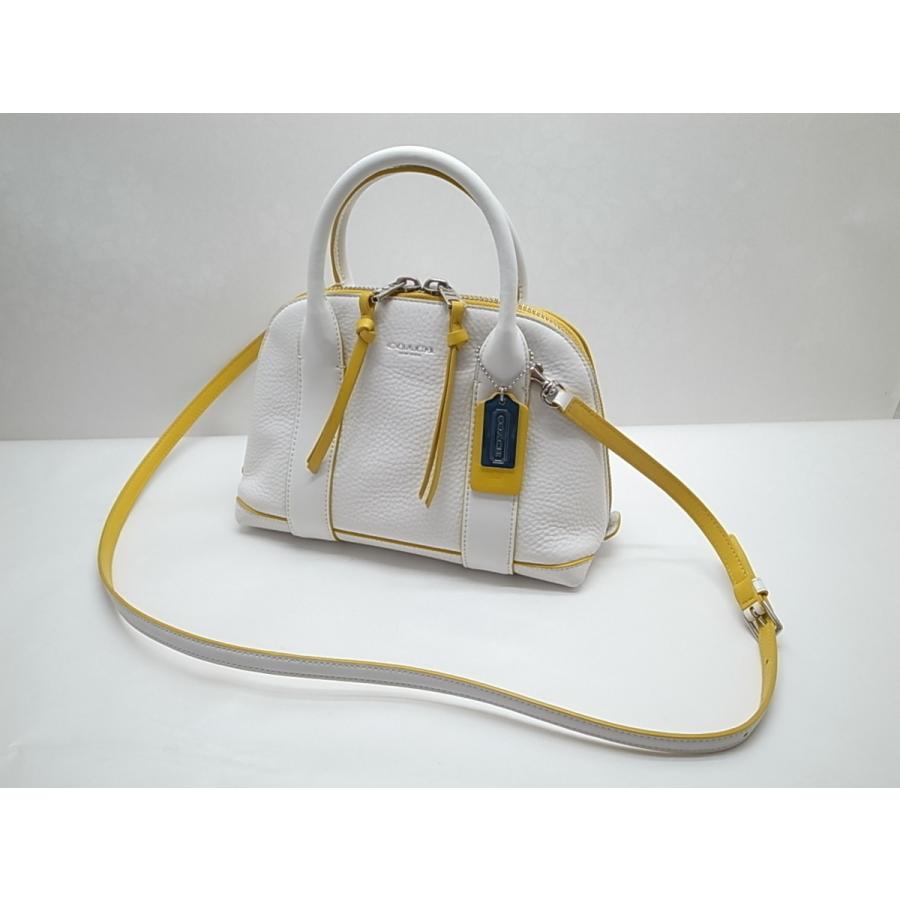 COACH 美品【COACH】コーチ 2WAY ハンドバッグ ブリーカーレザー ミニ  