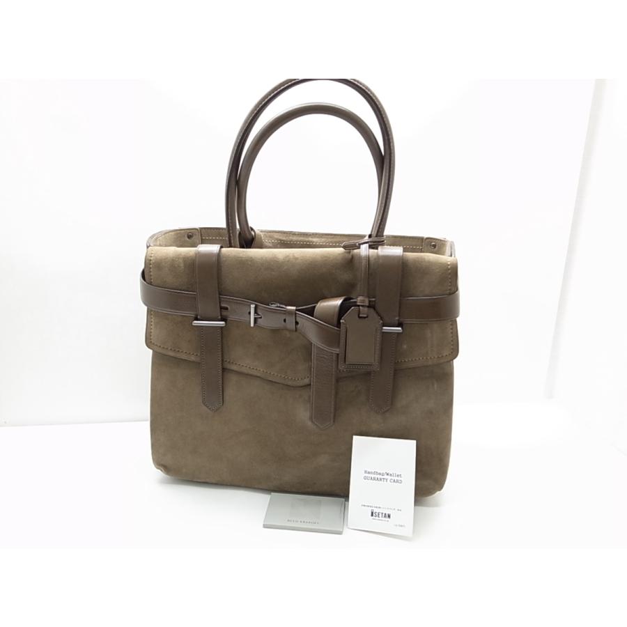 新品同様☆【REED KRAKOFF】リードクラッコフ ボクサー トート レザー 