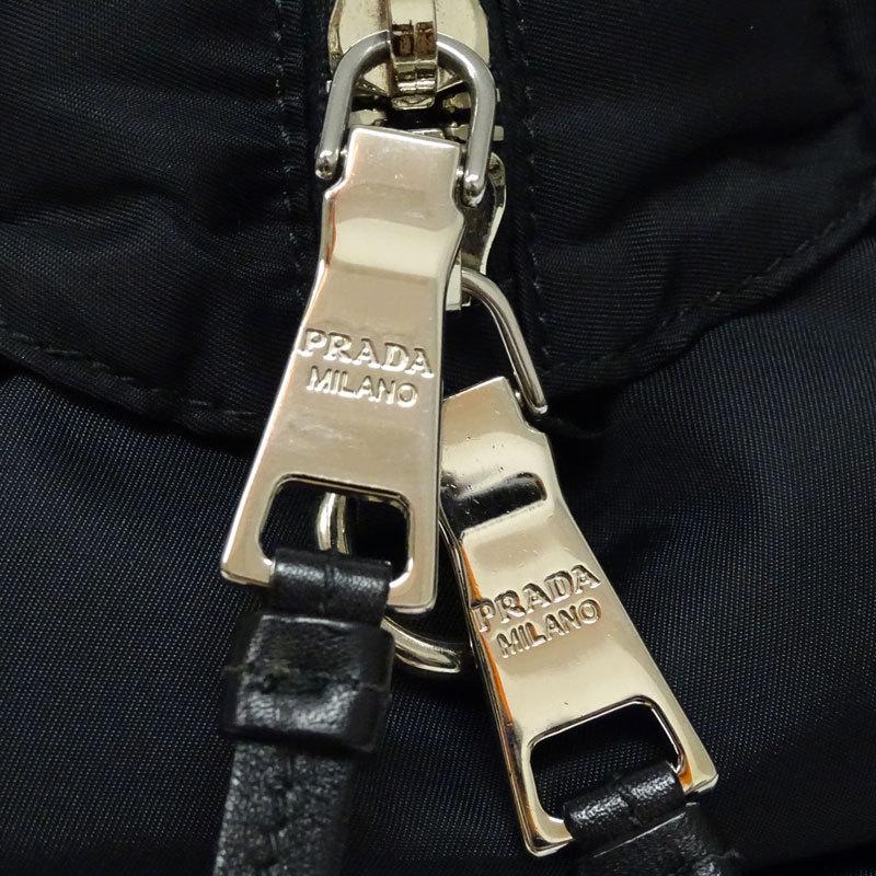 プラダ PRADA テスートボンバー 2way ハンドバッグ ショルダーバッグ ナイロン ブラック 黒 BL0881 :v0061822600