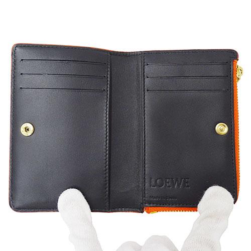LOEWE ロエベ 財布 レディース ブランド アナグラム リネン 二 LOEWE ロエベ 財布 レディース ブランド アナグラム リネン 二