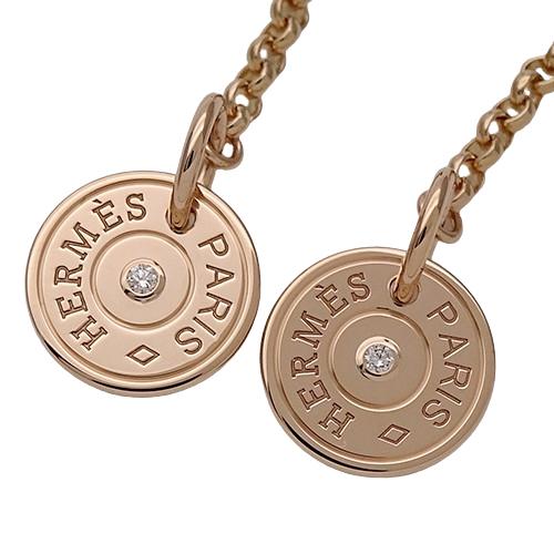 HERMES エルメス ピアス レディース ブランド 750PG HERMES エルメス ピアス レディース ブランド 750PG