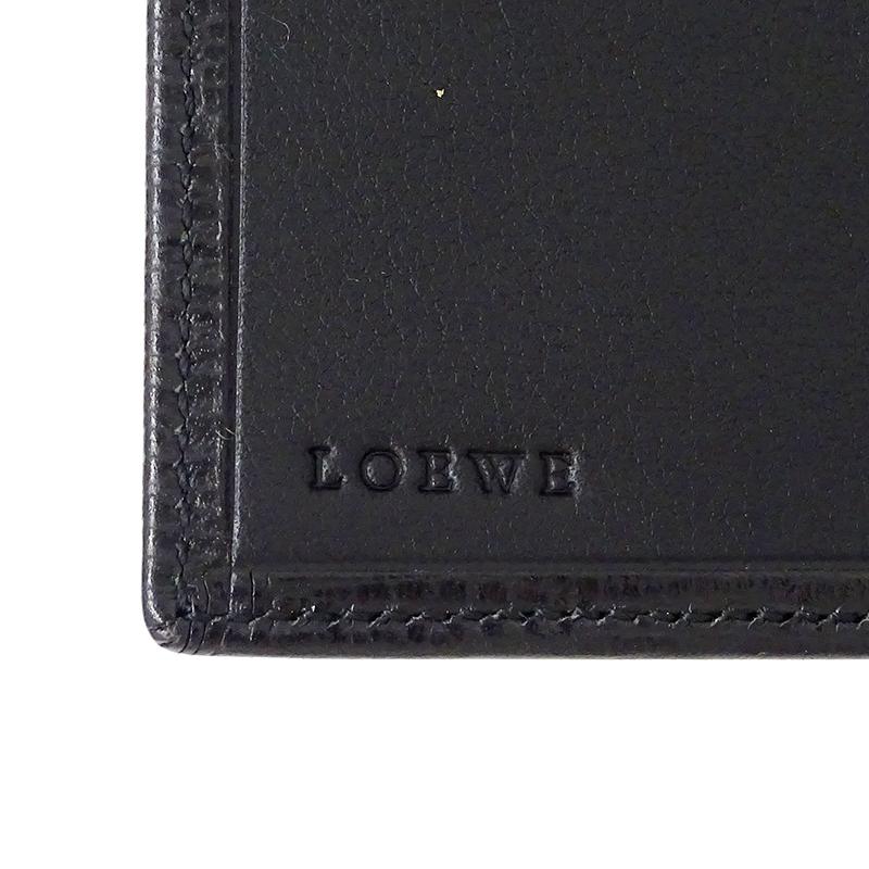 LOEWE ロエベ 財布 メンズ ブランド 札入れ レザー ブラック 黒 LOEWE ロエベ 財布 メンズ ブランド 札入れ レザー ブラック 黒