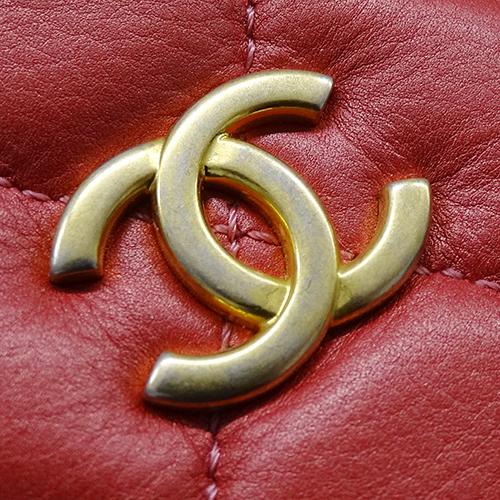 シャネル CHANEL バッグ マトラッセ レディース ブランド ショルダーバッグ カメラバッグ ラムスキン ピンク ゴールド金具 ココマーク｜brandbayshop｜04