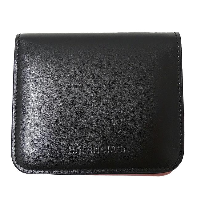 BALENCIAGA 二つ折り財布 黒/ピンク バレンシアガ BALENCIAGA（バレンシアガ） 財布 レディース ブランド 二つ折り財布