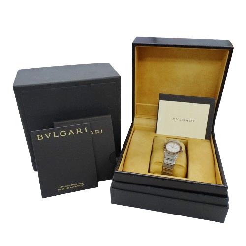 ブルガリ BVLGARI 時計 レディース ブランド ブルガリブルガリ デイト クオーツ QZ ステンレス SS BB26SS シルバー ホワイト 磨き済み｜brandbayshop｜09