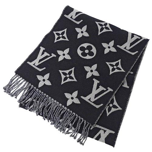 美品 ルイヴィトン エシャルプ ベルベット ショール マフラー LOUIS VUITTON（ルイ・ヴィトン） ルイ ヴィトン マフラー レディース