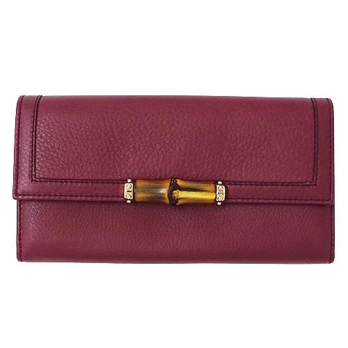 GUCCI グッチ 財布 レディース ブランド 長財布 バンブー レザー GUCCI グッチ 財布 レディース ブランド 長財布 バンブー レザー