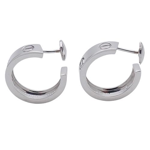 Cartier カルティエ ピアス レディース ブランド 750WG Cartier カルティエ ピアス レディース ブランド 750WG