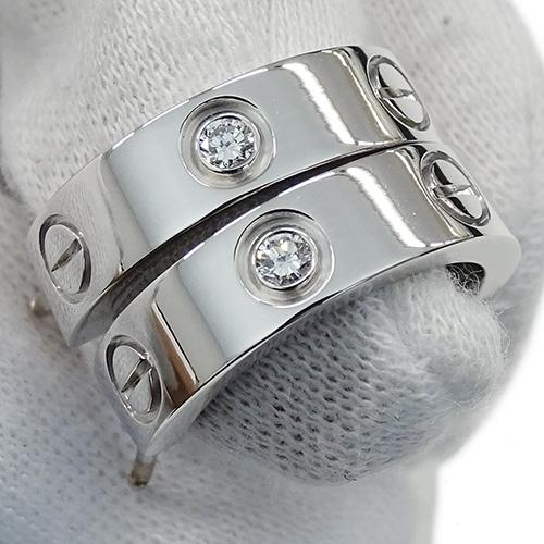 Cartier カルティエ ピアス レディース ブランド 750WG Cartier カルティエ ピアス レディース ブランド 750WG