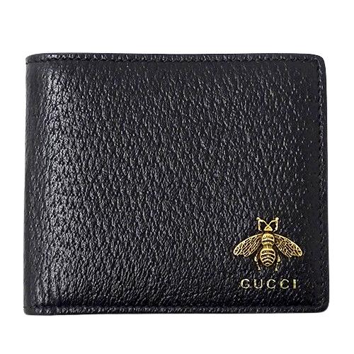 グッチ GUCCI 財布 メンズ ブランド 二つ折り財布 アニマリエ レザー 