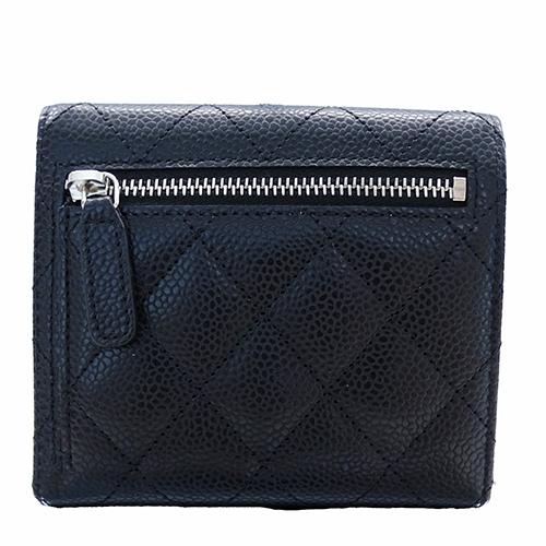 CHANEL マトラッセキャビアスキン二つ折り財布 CHANEL シャネル 財布 マトラッセ レディース メンズ ブランド