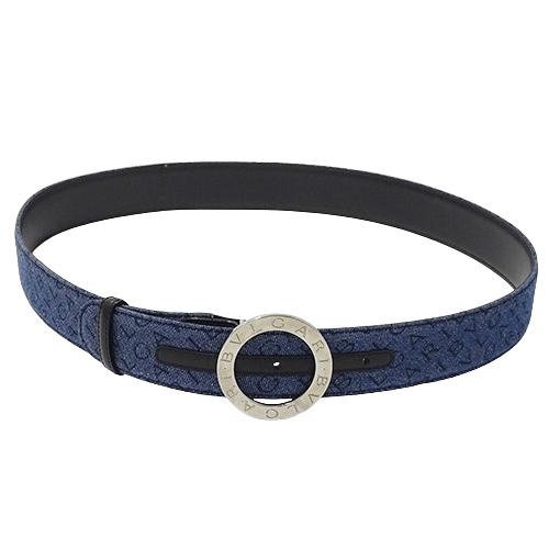 BVLGARI ブルガリ ベルト メンズ ブランド ロゴマニア デニム BVLGARI ブルガリ ベルト メンズ ブランド ロゴマニア デニム