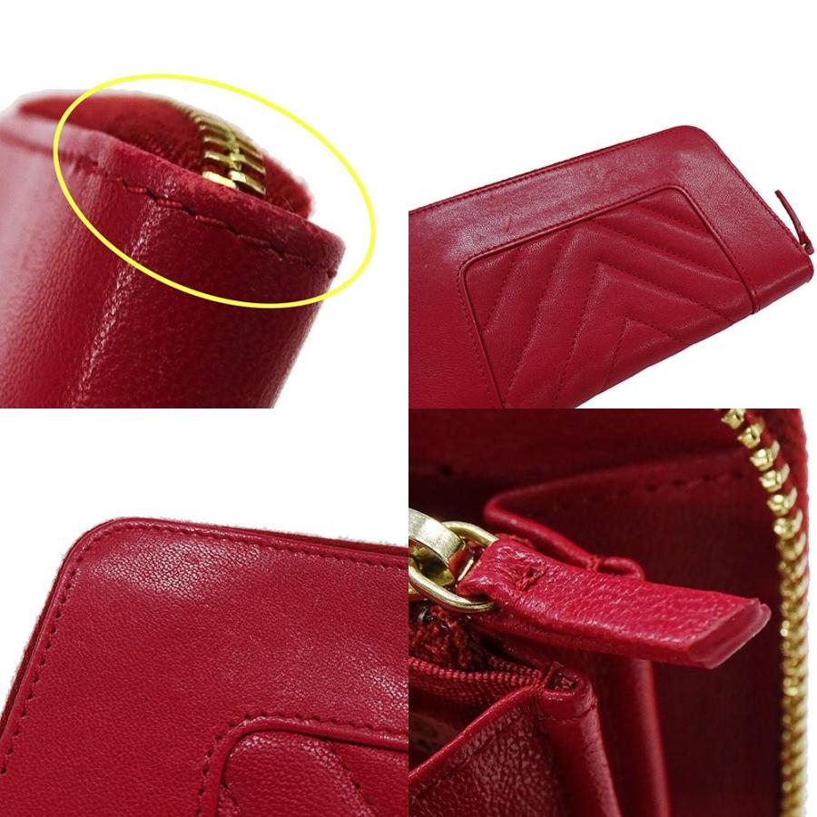 CHANEL シャネル 財布 レディース ブランド 中財布 ラムスキン V CHANEL シャネル 財布 レディース ブランド 中財布 ラムスキン V