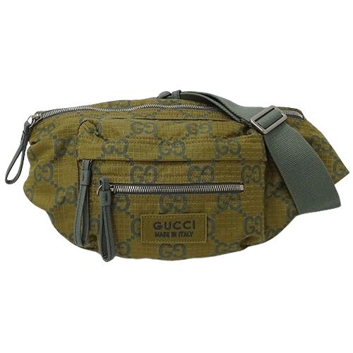 GUCCI ボディバッグ・ウエストポーチ ベージュ・グリーン GUCCI グッチ