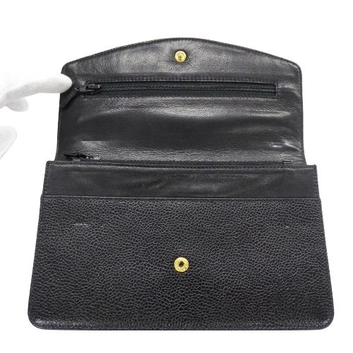 CHANEL シャネル 財布 レディース ブランド 長財布 キャビア CHANEL シャネル 財布 レディース ブランド 長財布 キャビア