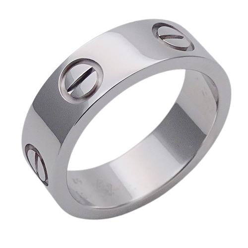 Cartier カルティエ リング レディース ブランド 指輪 750WG ラブ LOVE  