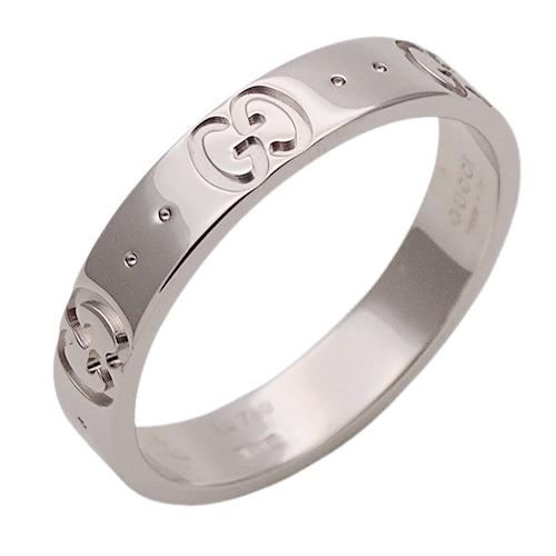 GUCCI グッチ リング レディース メンズ ブランド 指輪 750WG アイコン