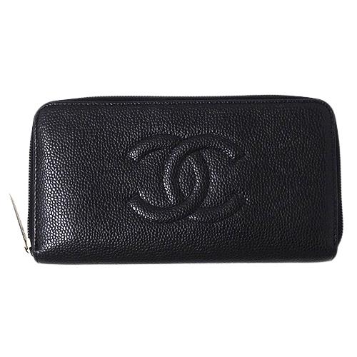 CHANEL（シャネル） 財布 レディース ブランド 長財布 キャビアスキン