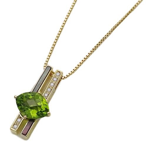 TASAKI（タサキ） ネックレス レディース ブランド K18YG ペリドット