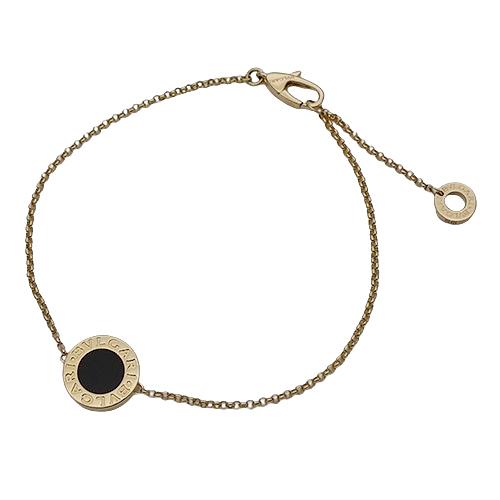 BVLGARI ブルガリ ブレスレット レディース ブランド 750YG オニキス 