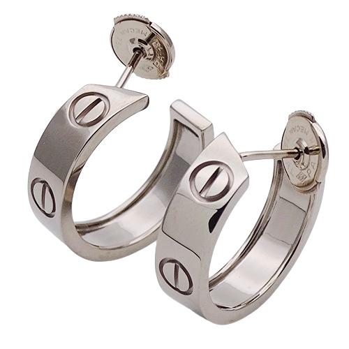 Cartier（カルティエ） ピアス レディース ブランド 750WG ラブ LOVE