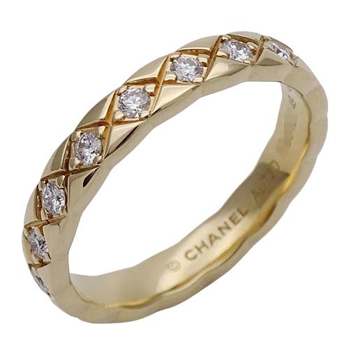 CHANEL ココクラッシュ 1P ダイヤ リング8号